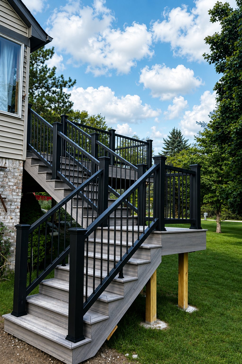 Backyard deck